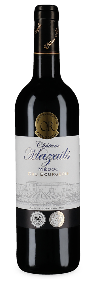 Château Mazails Médoc Cru Bourgeois 2021 – Gold