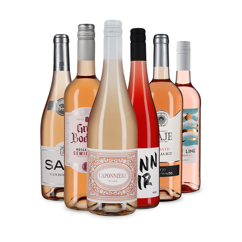 Internationale Rosé-Hits im 6er-Paket