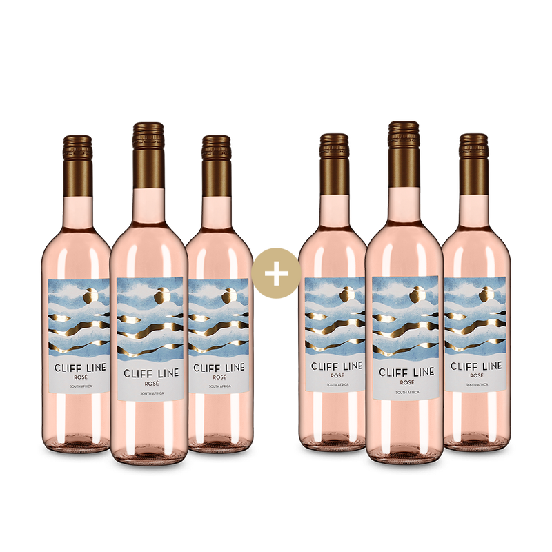 3+3 Flaschen Cliff Line Rosé 2024