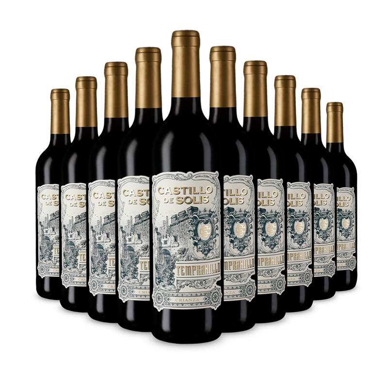 10 Flaschen Castillo de Solis Tempranillo Crianza 2020 – Gold