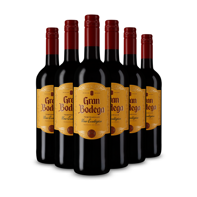 6 Flaschen Gran Bodega Tempranillo 2023 – Gold